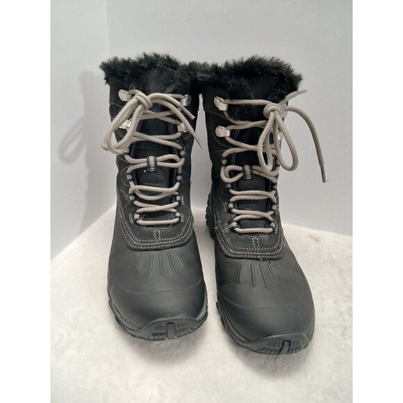 Merrell Yokota Polar Waterproof Boots  Black womens 8.5 J002360 - Picture 6 of 9